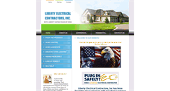 Desktop Screenshot of libertyelectricalcontractors.net