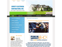 Tablet Screenshot of libertyelectricalcontractors.net